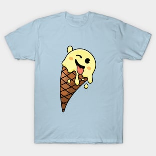 Wink ice cream emotes T-Shirt